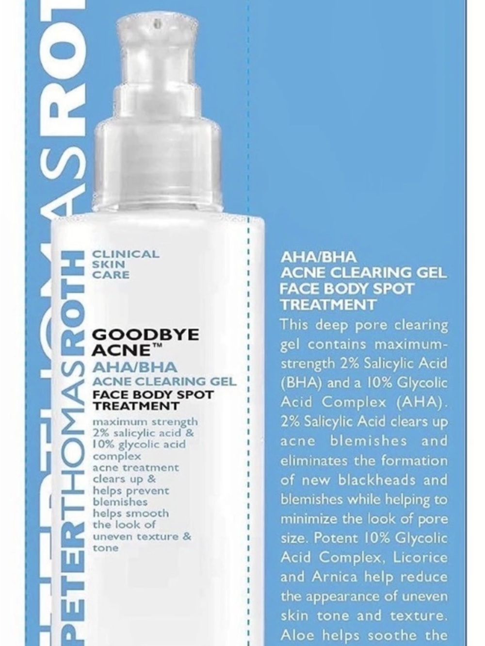 Peter Thomas Roth Goodbye Acne